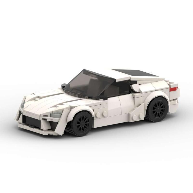 Креативный гоночный автомобиль MOC Кирпичи Мини-частицы Спортивный автомобиль Строительные блоки DIY Головоломка Подарок для Детей Взрослых