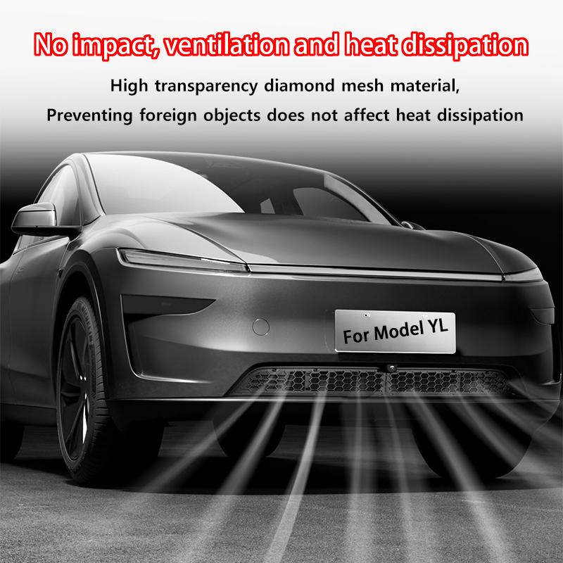 For Tesla New Model YL 2026 Launch Highland Inner Vent Grille Lower Bumper Anti Insect Net Air Inlet Anti Dust Proof Cover