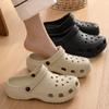 Platform Women Clogs Shoes Beach Garden Thick Bottom Sandals Fashion Lightweight Non-Slip Slippers Indoor Outdoor Men Hole Shoes