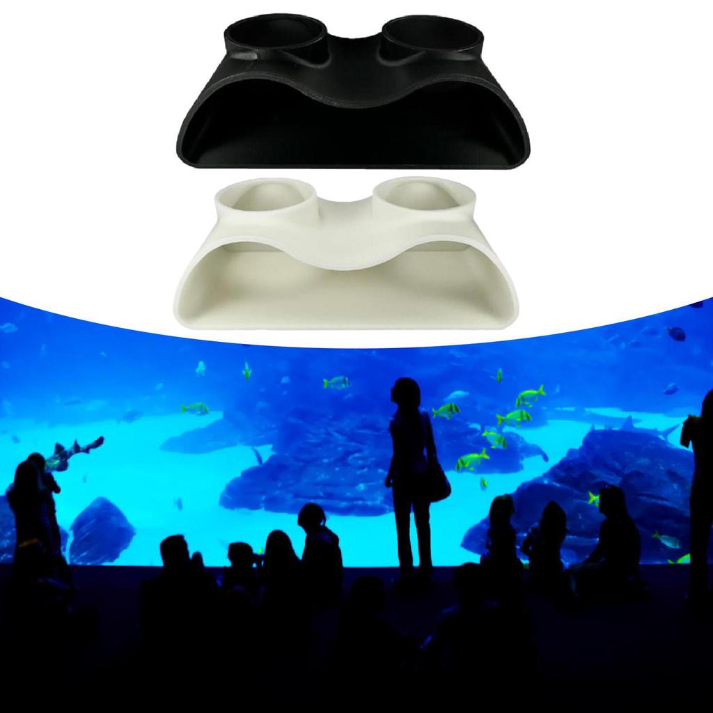 Аквариум Подземный туннель Пещера Убежище Два отверстия Рыбы Аквариум Украшения Просмотр