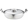 PEARL METAL Chili Pot, Udon, Sukiyaki, Stainless Steel, Tabletop Pot with Ladle, Made In Japan, Restaurant H-707