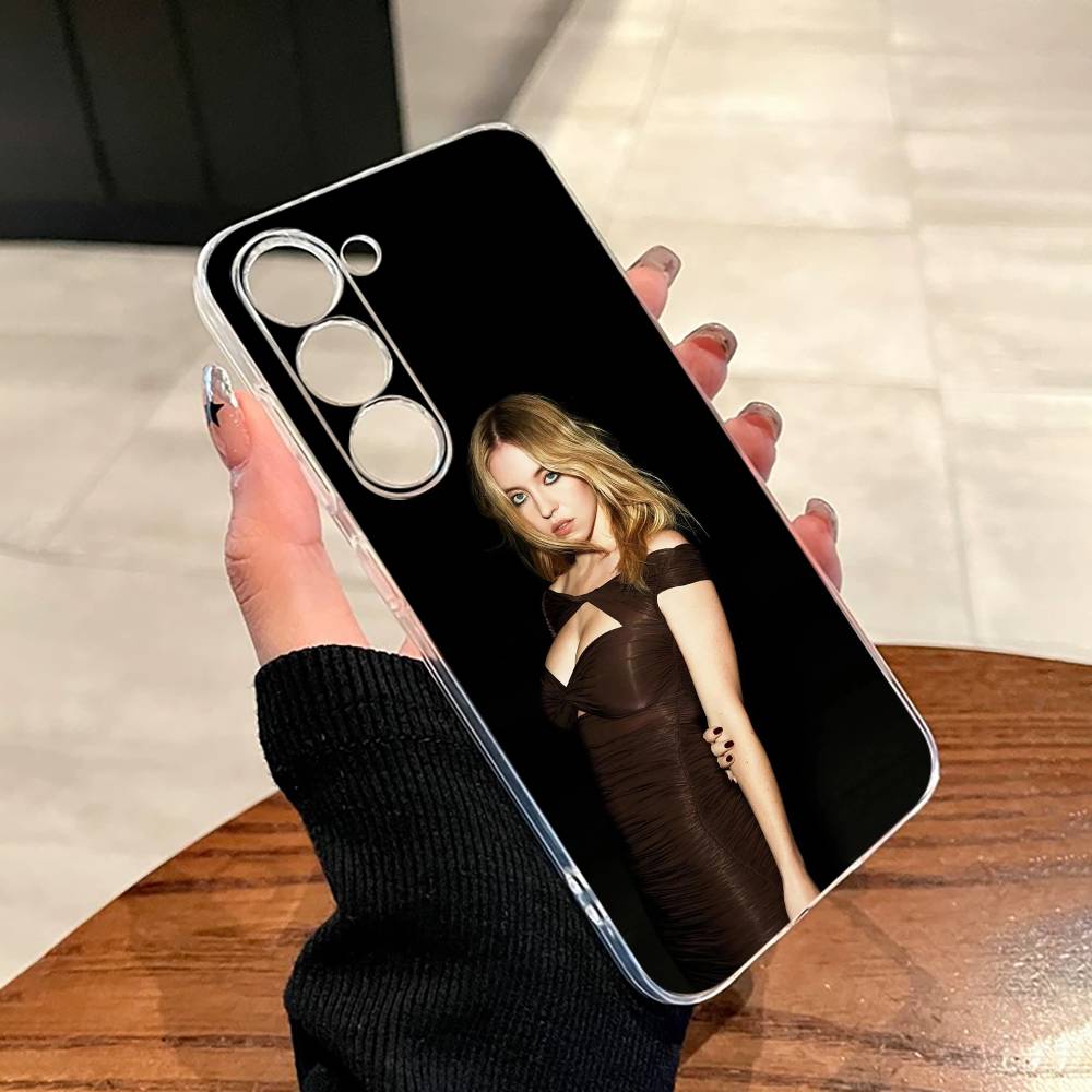Чехол для телефона Sydney Sweeney для Samsung A10, 12, 20, 21S, 30, 31, 40, 50, 51, 52, 70, 71 Прозрачная крышка