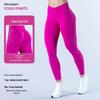 European and American Colorful Seamless Hip-lifting Yoga Leggings for Fitness