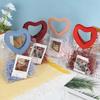 Transparent Hand Gift Bag with Heart Shape Handle Shopping Bag  Wedding Party Favors
