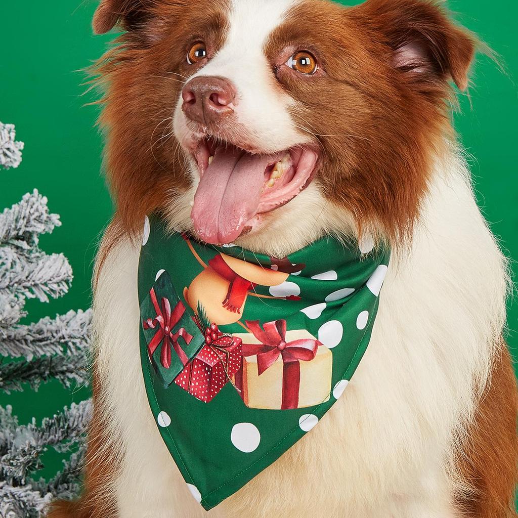 The Hot-Selling Christmas Dog Bandana: Festive Pet Scarf & Bib