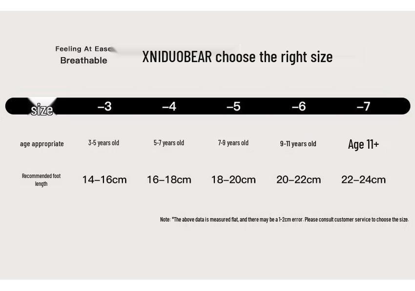 Niduo Bear Kids' Summer Breathable Cotton Socks