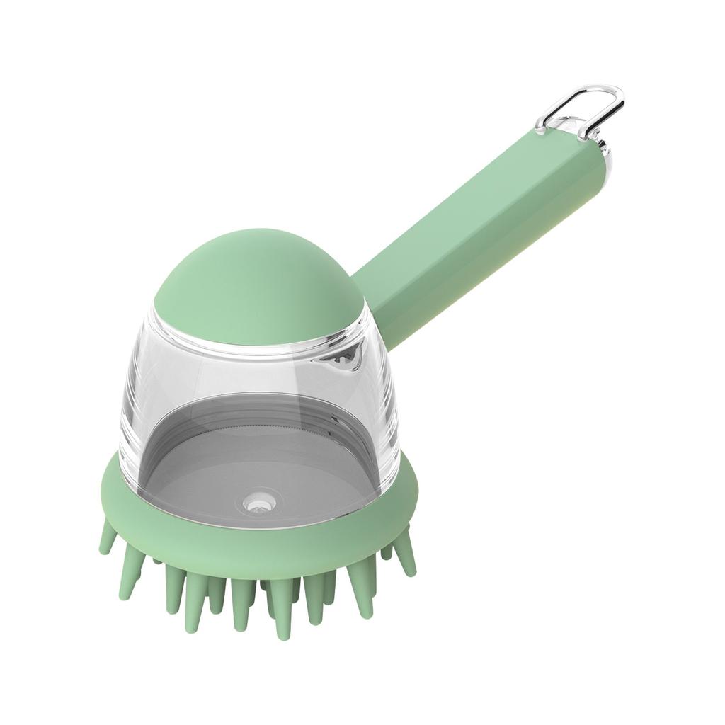 Щетка для купания домашних животных, щетка для душа и массажа, расческа для вычесывания шерсти и инструмент для намыливания, щетка для груминга против вьющихся волос для ванн