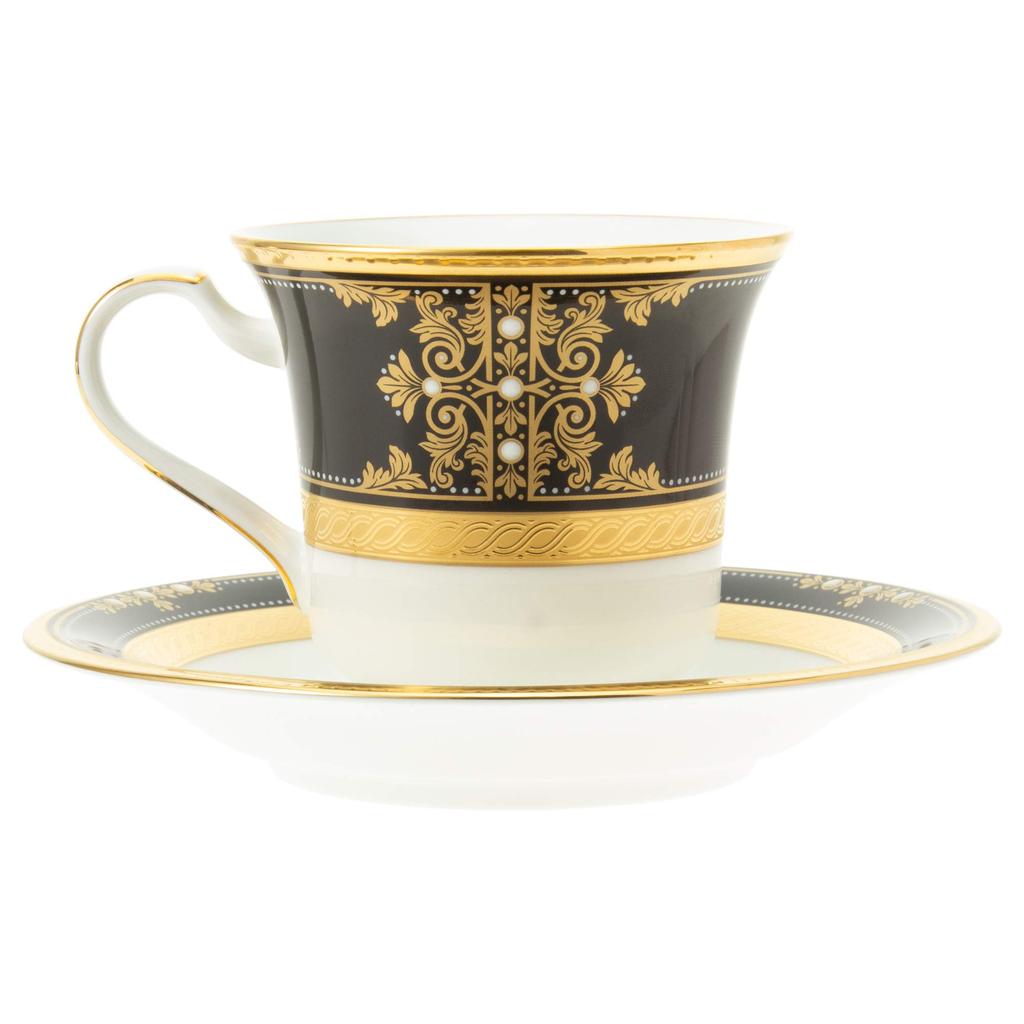 Noritake Американская чашка с блюдцем Evening Bone & Saucer, 220 мл, Majesty, Фарфор, T59589/4818