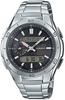 Casio Wave Ceptor WVA-M650D-1AJF Silver Solar-Powered Radio-Controlled Watch (Official Japanese Product)