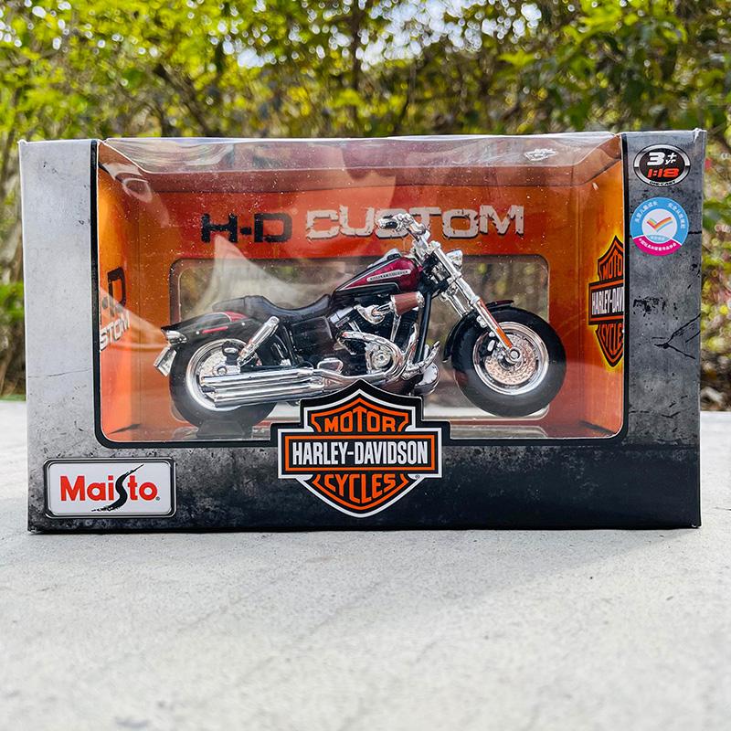 Майсто 1:18 Мотоцикл Harley-Davidson 2009 FXDFSE CVO Fat Bob Сплав Модель Мотоцикла Коллекция Игрушечных Машинок