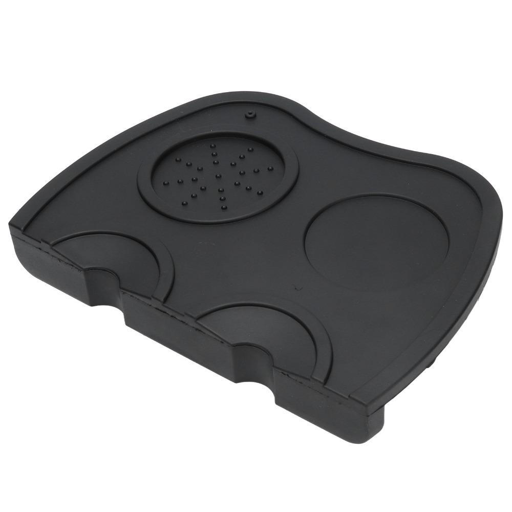 Anti-Slip Design Coffee Tamper Mat Heat Resistance Corner Tamping Mat Barista Coffee Mat For Home