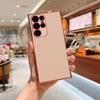 Прочный гальванизированный чехол для телефона для Samsung Galaxy S24 S23 S22 S21 S20 Ultra Plus FE A35 A53 A54 A55 A71 A72 A73 5G Мягкая крышка