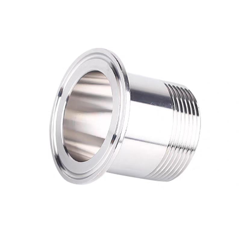 1/2" DN15-2"DN50 Нержавеющая сталь SS304 Санитарная Муфтовая резьбовая накидная гайка Наружный диаметр 50,5 мм подходит для 1,5" Tri Clamp
