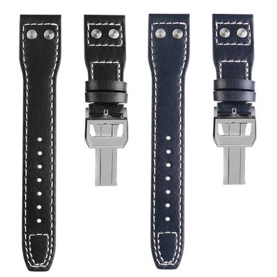 Классический ремешок для часов IWC из натуральной кожи 21 мм 22 мм, большой пилот, огнемет, маленький принц, серия Mark18, ремешок, браслет из ивового гвоздя для мужчин