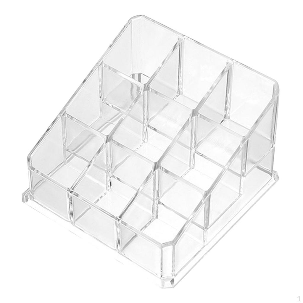 Clear Acrylic Lipstick Organizer for Makeup Storage