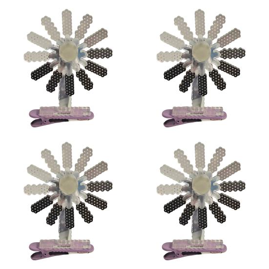 Дизайн «Загрузка мозга» Заколка для волос Юмористическое выражение Вращающаяся шпилька для волос Нескользящие зубцы Устойчивый дизайн Шпилька для волос