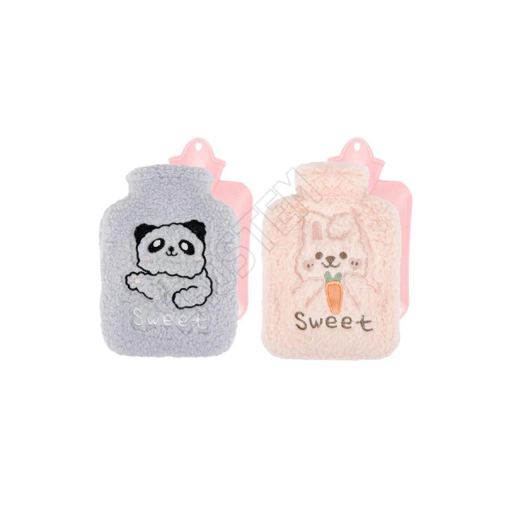 Mini Size Baby Hot Water Bag With Fleece Cover
