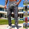 Mens Sweatpants Sild Stripe Elastic Waist Drawstring Running Jogging Sweatpants Athletic Workout Pants