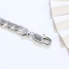 Men' Silver Bracelet DIAMONDED 925 SILVER Bracelet 6mm/19cm