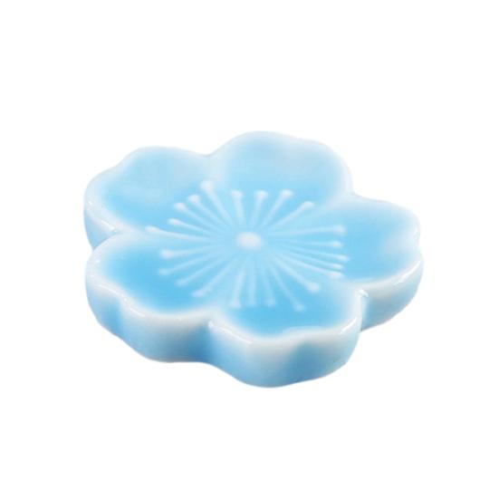 Подставка для палочек для еды в форме сакуры, керамический держатель для палочек для еды, универсальный держатель для посуды для дома, кухни, ресторана