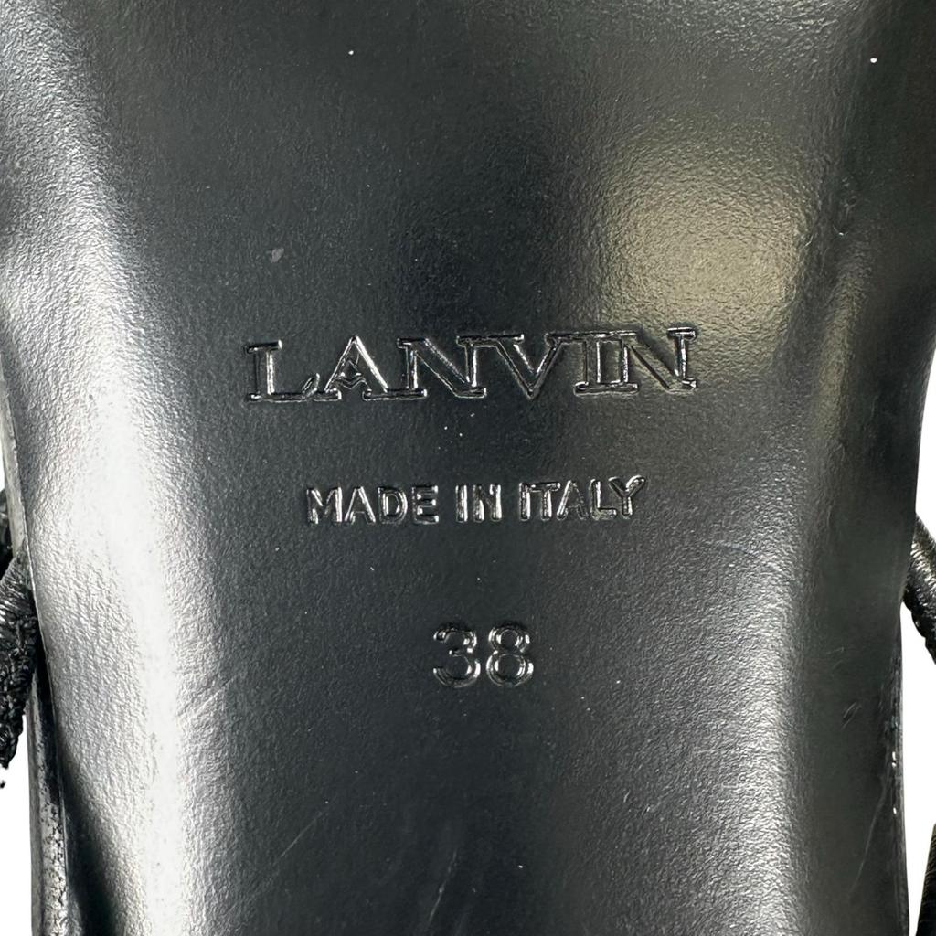 LANVIN (38) Women Lace up Sandals Black