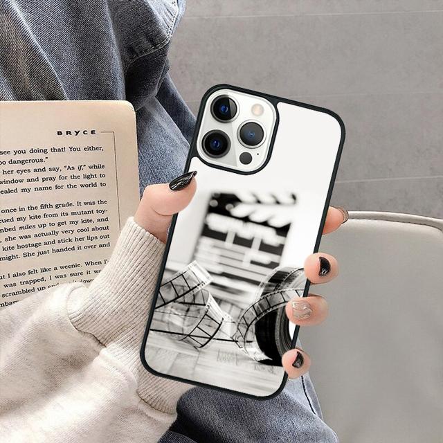 Пленка Кинорежиссер Хлопушка Чехол для телефона для iPhone 17 Air 16 16e 15 13 14 11 12 Pro Max Plus coque fundas