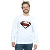 DC Comics Mens Justice League Movie Superman Emblem Sweatshirt