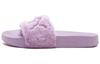Меховые шлепанцы Rihanna Fenty Orchid Bloom Женские 365772-02