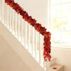 Wreath Maple Leaf Wreath Maple Leaf Wreath Hanging Vine Wreath Artificial Leaf Wreath Thanksgiving Decoration