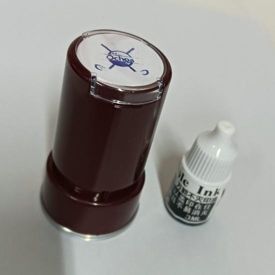 Штамп для мячей для гольфа Самоокрашивающийся штамп для мячей для гольфа Быстросохнущий инструмент для маркировки мячей Настройте свой