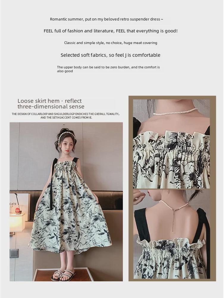 Платье с цветочным принтом для девочек: Стильный летний пляжный наряд для отпуска