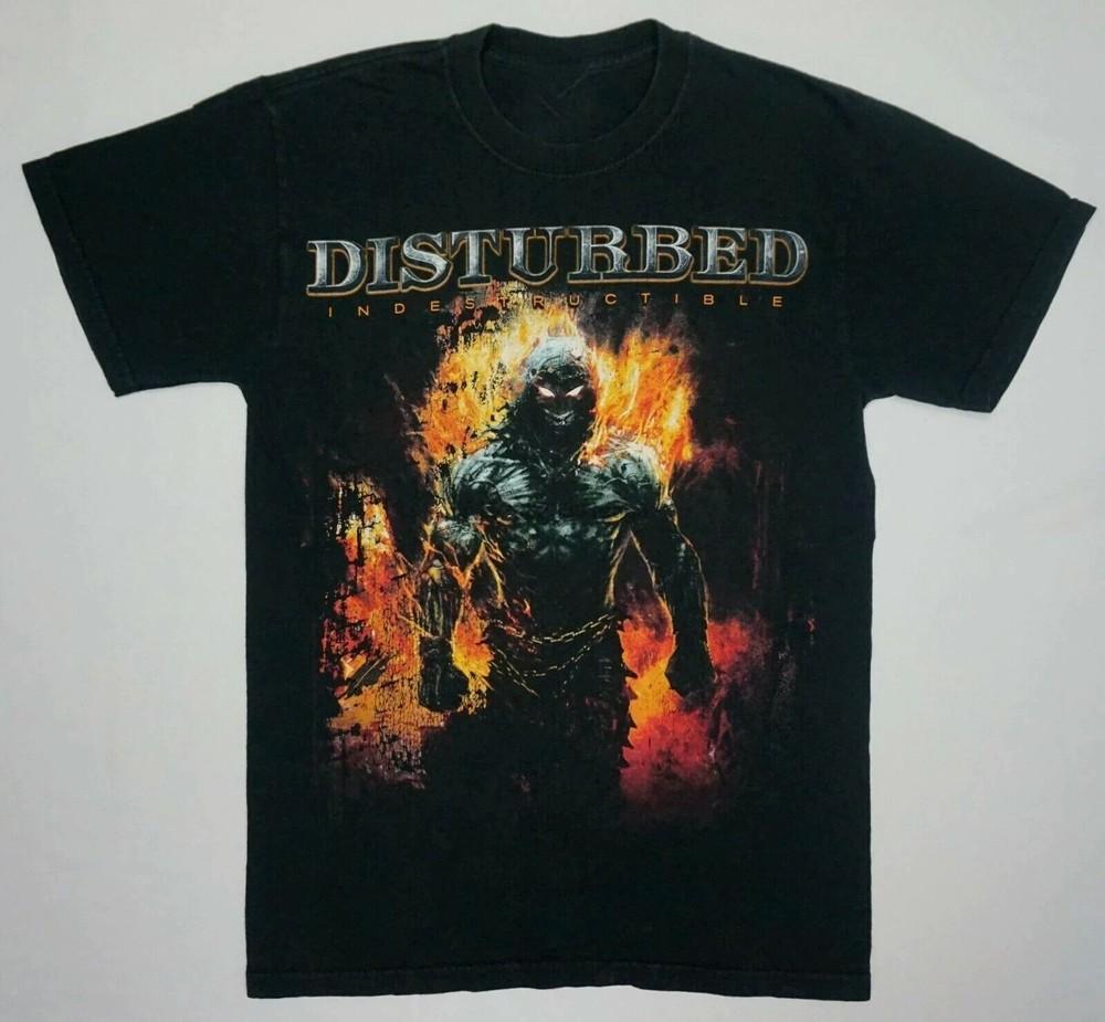 Винтажная футболка Disturbed Band Indestructible для мужчин и женщин S-5XL Унисекс футболка
