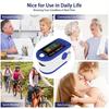 Blood Oxygen Meter Universal Fit Quick Test LED Screen Motion Glucose Sensing