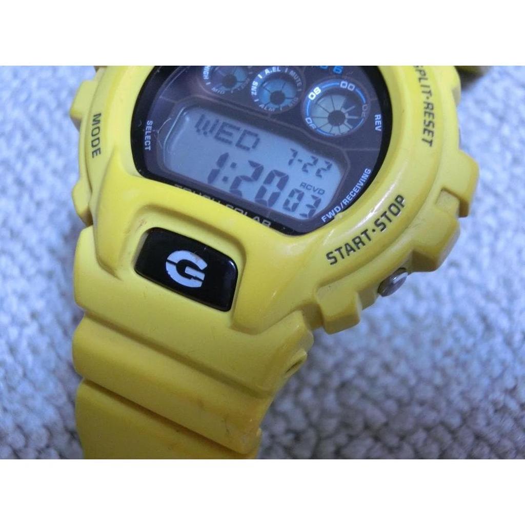 Б/у CASIO G-SHOCK GW-6900A Желтый Радио-Солнечный Б/у Товар