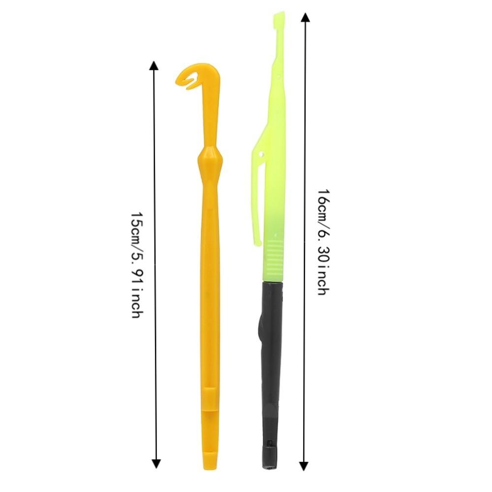 3 Sets Knot Picker Fishing Hook Remover Loop Tyer Fishing Knot Picker Fly Fishing