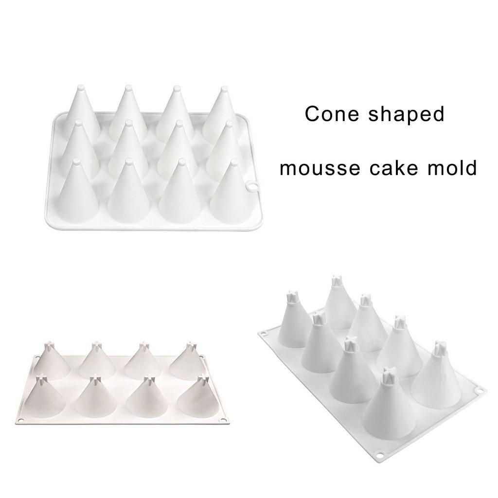Силиконовые формы в форме конуса Формы для фондана Муссов Торта Изготовление Кондитерских Изделий Шоколадные Формы Инструмент для Выпечки и Украшения Антипригарные