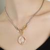 Ozel Crystal Bold Chain Necklace PB130N