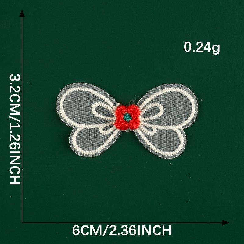 Оригинальная вышитая этикетка Аксессуары для волос Аксессуары Вишня Кружевная вышивка Наклейка DIY Нашивка Аксессуары для одежды Тканевая этикетка Тканевая наклейка