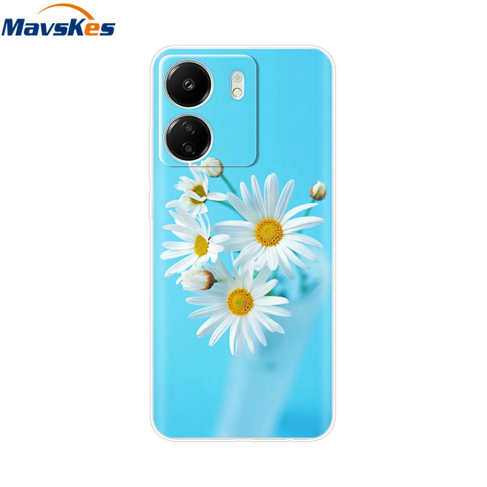 For Xiaomi Redmi 13C 4G Case New Painted Silicone Back Cover For Redmi 13C Soft Clear TPU Phone Case For Redmi 13C 5G Redmi13C