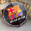 Узор FC Barcelona, автоматический складной зонт, портативная и складная конструкция, 8 спиц, рождественский или день рождения подарок.