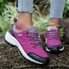New Fashion Women's Mountaineering Soft Soled Comfortable Tennis Running Outdoor Lace Up Light Casual Hiking Shoes Tennis Female