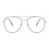 Full Rim Pilot Black Silver Smartbuy Collection Debbie 922g Fashion Unisex Eyeglasses
