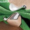 Smooth Open Ring Silver Fashion Fashion Charm Exquisite Jewelry