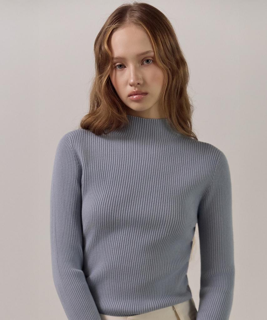 ELLIOTI Wholegarment Mockneck Knit Ts_6Color