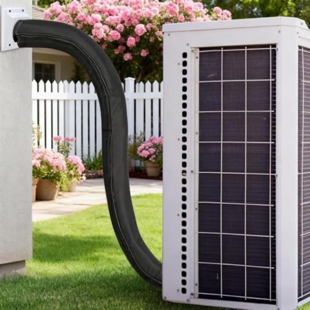 600D Оксфордские Чехлы для Изоляции Труб Кондиционера 72x10.2 дюйма Изоляционная Обертка для ОВКВ Наружная Установка