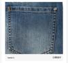 [Versatile, Personalized, Trendy, Versatile] Spring outfit with ripped holes, washed and polished white men's jeans, pants, handsome