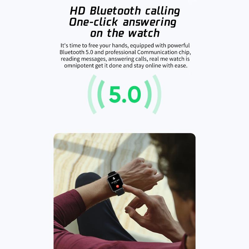 Bluetooth ответ на звонок умные часы мужские полный сенсорный звонок фитнес-трекер IP67 водонепроницаемые умные часы мужские женские + коробка