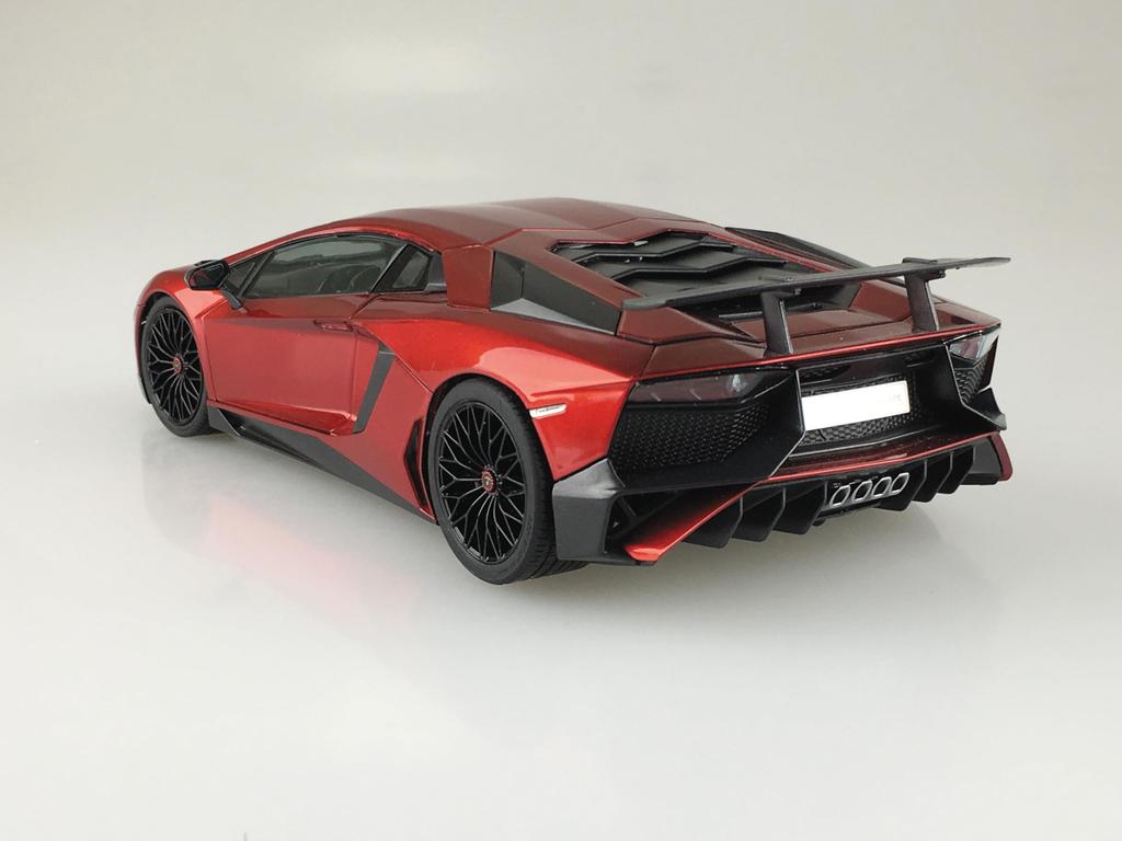 Aoshima Bunka Kyozai Суперкар 11 Lamborghini Aventador SV Пластиковая модель (АОСИМА) нет. 1/24 '15 Предварительно окрашенный