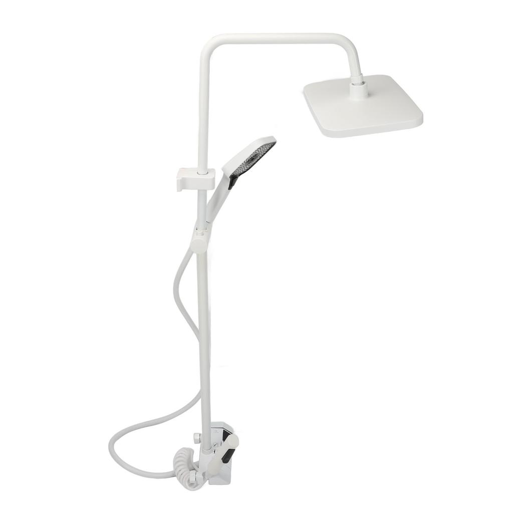 Bathroom Shower Head Set NPT 1/2 Push Button Comfortable Rainfall Shower Head With Handheld Sprayer