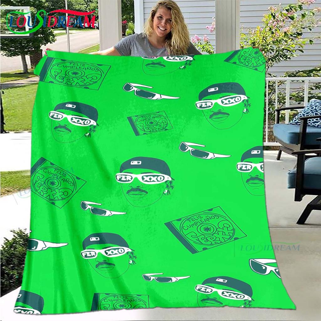 100% Polyester Pop Singer F-Ferxxo Four Seasons Blanket Sofa Cover Travel Bed Plush Blanket Travel Office Break Blanket Gift